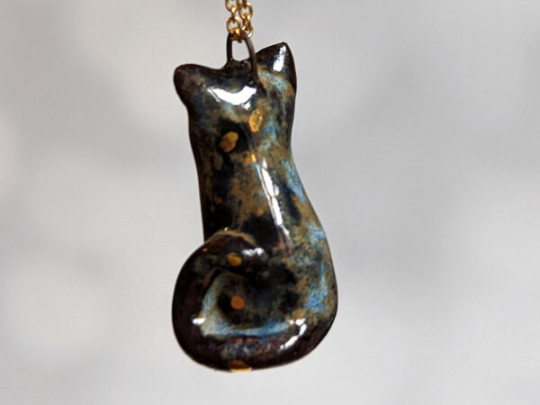 Night Sky Cat Pendant