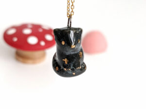 Night Sky Cat Pendant