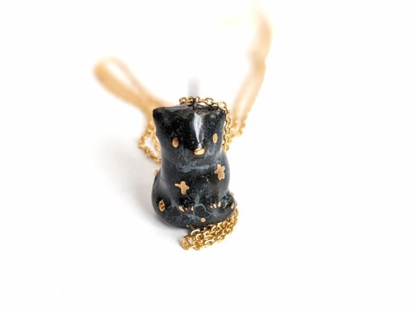 Night Sky Cat Pendant
