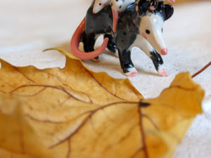 porcelain opossum mom