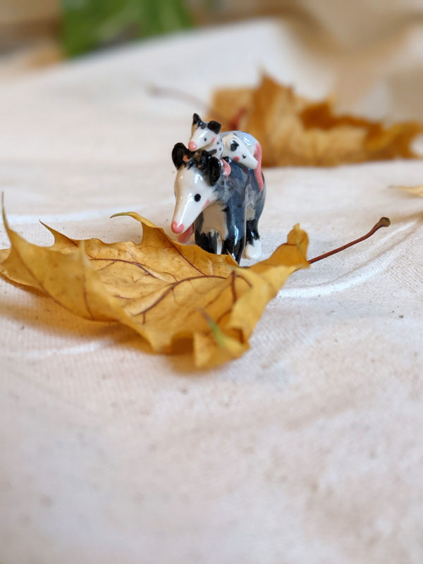 porcelain opossum mom
