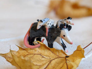 porcelain opossum mom