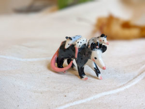 porcelain opossum mom
