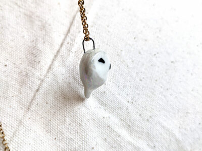 Pendentif Chouette Nacrée – Image 2