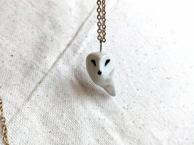 Pendentif Chouette Nacrée – Image 3