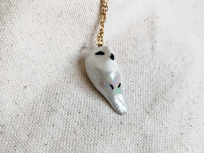 Pendentif Chouette Nacrée – Image 6