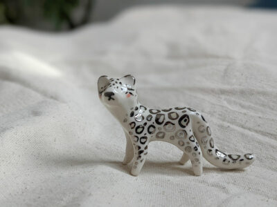 White Gold Snow Leopard