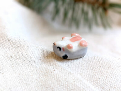 Hamsters en porcelaine