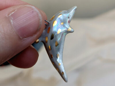 Pendentif Dauphin Or et Perle – Image 6