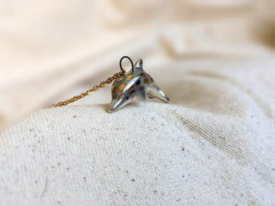 Pendentif Dauphin Or et Perle – Image 3