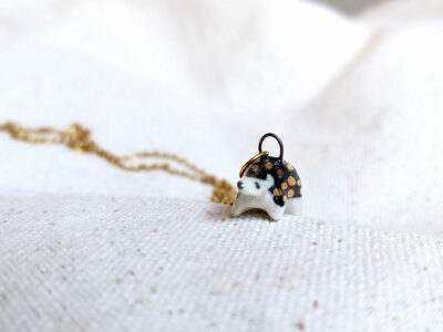 Pendentif Hérisson doré