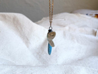 Pendentif Libellule Porcelaine – Image 4