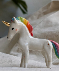 Rainbow and Gold Unicorn