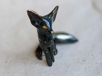 Porcelain Starry Night Fennec Fox - Image 9