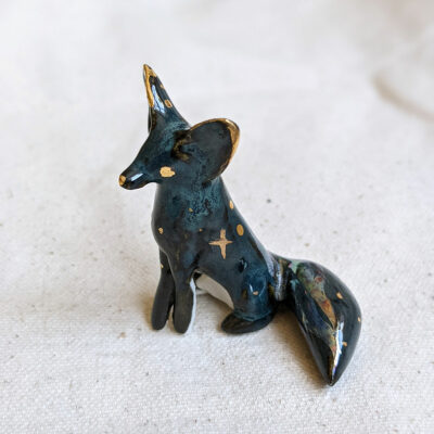 Porcelain Starry Night Fennec Fox