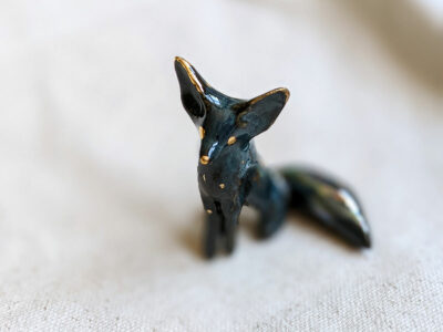 Porcelain Starry Night Fennec Fox - Image 6