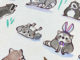 73 Raccoons, original watercolor - Image 5