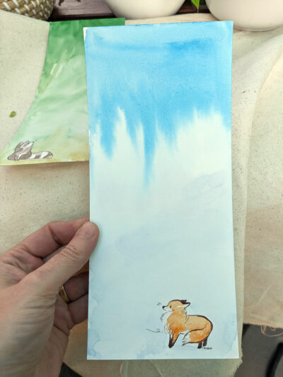 Ya du VENT - Original Watercolor – Image 3