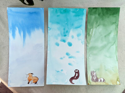 Ya du VENT - Original Watercolor – Image 2