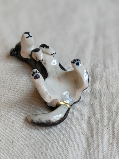 Dog Brush-Chopsticks Holder - Kintsugi style - Image 6