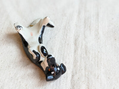 Dog Brush-Chopsticks Holder - Kintsugi style - Image 4
