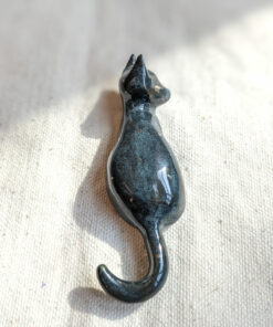 Wall Hook : Porcelain Cat