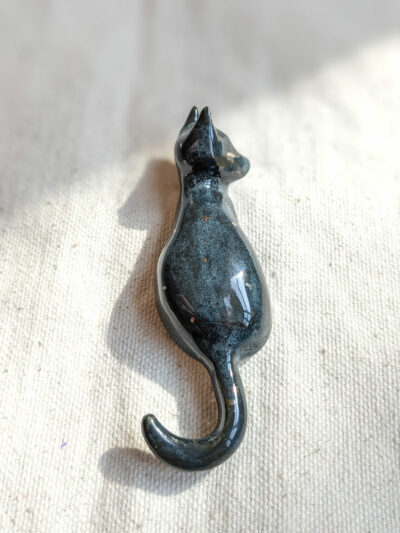 Wall Hook : Porcelain Cat