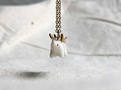Pendentif Stégosaure doré - petit – Image 7