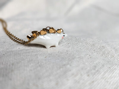 Pendentif Stégosaure doré - petit – Image 17