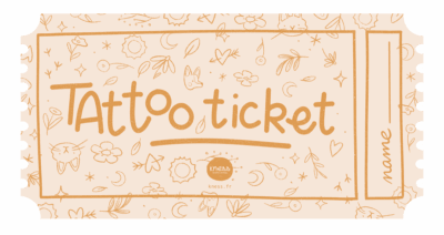 Tattoo Ticket Tatouage