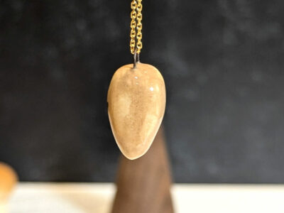 Pendentif chouette effraie dorée – Image 8