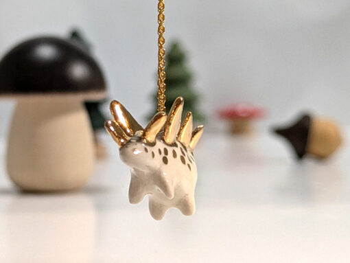 Stegosaurus Pendant with Gold - Image 4