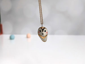 barn owl pendant