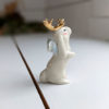 porcelain winged jackalope figurine