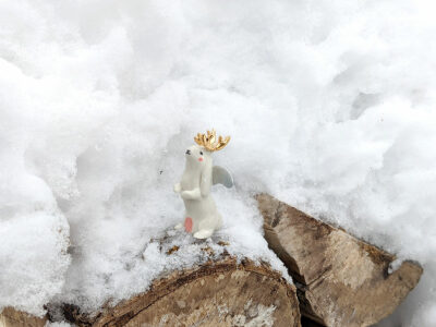 Wolpertinger, blanc et or – Image 10