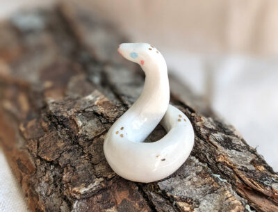 Python blanc et or