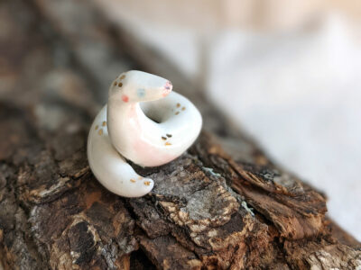 Python blanc et or – Image 2
