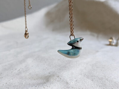 Pendentif Geai bleu - Perle – Image 5