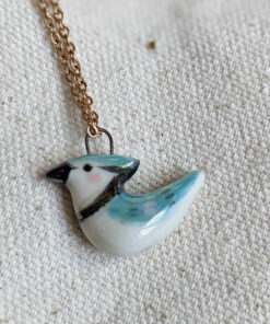 Blue Jay pendant - Pearl