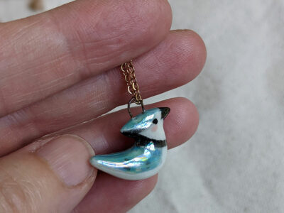 Pendentif Geai bleu - Perle – Image 6