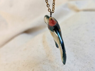 Pendentif Hirondelle doré – Image 7