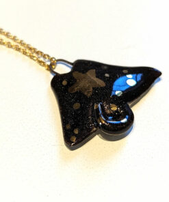 nightsky ray porcelain pendant