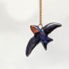 porcelain pendant swallow