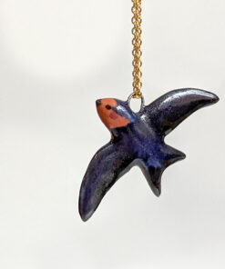 porcelain pendant swallow