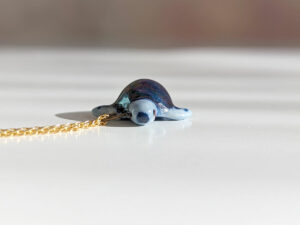 turtle handmade ceramics pendant