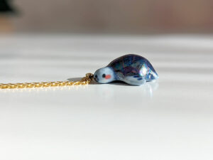 turtle handmade ceramics pendant