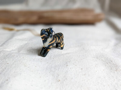 Porcelain pendant, Night Tiger - Image 8