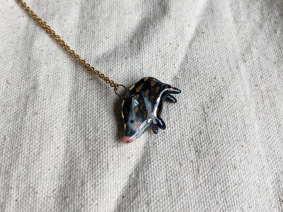 Pendentif porcelaine Pecari – Image 5