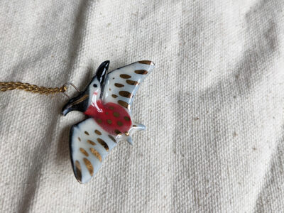 Porcelain pendant : Pterosaur - Bullfinch - Image 6