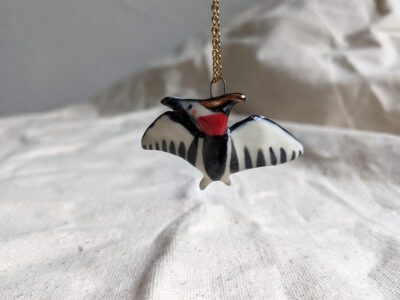 Porcelain pendant : Pterosaur - Bullfinch - Image 5
